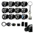 Kit Tampa Bico Antifurto Pneu Roda Metal Preto Todas Marcas