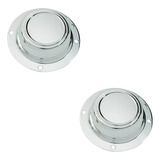 Kit Tampa Cubo Aluminio 4 Furos Carreta Engatcar