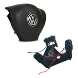 Kit Tampa Da Buzina Capa Air Bag Vw Amarok Fox Cross Space Saveiro Polo Gol Voyage Golf Adaptador Acionador De Buzina