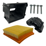 Kit Tampa Da Caixa Filtro Ar Condutor Pop 100 2009 Até 2015