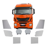 Kit Tampa Parachoque E Farol Compatível Iveco Stralis 8pç
