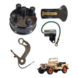 Kit Tampa Platinado Rotor Condensador Jeep Willys Cj3a 42 52