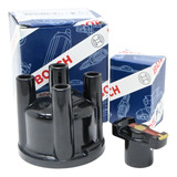Kit Tampa Rotor Distribuidor Fusca Kombi 2 Fios Bosch