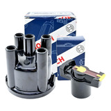 Kit Tampa Rotor Distribuidor Fusca Kombi 2 Fios Bosch