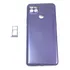 Kit Tampa Traseira + Gaveta Moto G9 Power Cor Roxo Novo