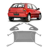 Kit Tampão Suporte Bagagito Porta Mala Gol G2 G3 95 A 05 Cza
