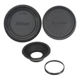 Kit Tampas Nikon Fundo Lente corpo