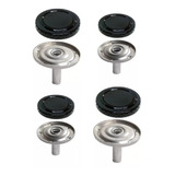 Kit Tampinhas Sorvete Queimadores Fogao Atlas Monaco 4 Bocas