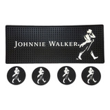 Kit Tapete Borracha Bar Mat Johnnie Walker P Mesas De Bares