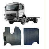 Kit Tapete De Borracha Pvc Caminhão Mercedes Benz Atego 1728