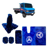 Kit Tapete De Chinil Capa Câmbio E Pedal Caminhão Mb 710