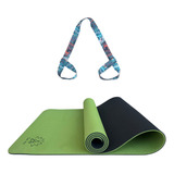 Kit Tapete Yoga Mat Tpe Ecológico