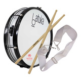 Kit Tarol Batuka 14 Pol 6cm Caixa Repique Talabarte