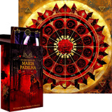 Kit Tarot Maria Padilha Toalha P Tarô Deck Oráculo Mandala