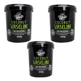 Kit Tattoo 3 Vaselinas Coconut Tatuagem C  Oleo De Coco