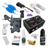 Kit Tattoo Máquina Tatuagem Bobina Nacional C Electric Ink