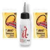 Kit Tattoo Transfer Stencil 30ml 30un Aparelho De Depilar
