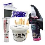 Kit Tattoo Vaselina Transfer Removedor De Decalque Tatuagem
