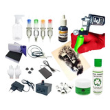 Kit Tatuagem C Máquina Rotativa De Tattoo Profissional