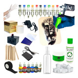 Kit Tatuagem Completo Máquina Rotativa Cartucho Profissional