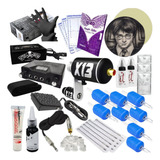 Kit Tatuagem Completo Máquina X13 Profissional