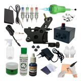 Kit Tatuagem Profissional C Máquina Bobina Híbrida Tattoo