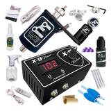 Kit Tatuagem Rotativa Eclipse Tattoo C Tinta Electric Ink