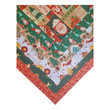 Kit Tecido Estampado Natal 100 Algodão 6 Cortes 50 X 70
