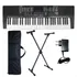 Kit Teclado Arranjador Para Iniciante C/ Acessórios Completo