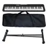 Kit Teclado Casio Ct s300 Capa Acolchoada Suporte