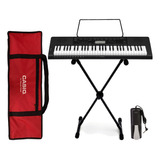 Kit Teclado Casio Ctk 3500 5 8 61 Teclas Completo Com Pedal