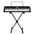 Kit Teclado Casio Musical Ctk3500 5/8 Preto Com Suporte X