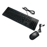 Kit Teclado Dell Kb4021 Mouse Dell Ms116 Com Fio Vitrine