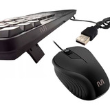 Kit Teclado E Mouse Basico Com Fio Usb Qualidade Multilaser