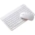 Kit Teclado E Mouse Bluetooth P/ Macbook iPhone Tablet iPad 