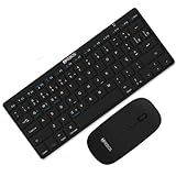 Kit Teclado E Mouse Bluetooth Wireless P Notebook Tablet Smartphone