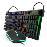 Kit Teclado E Mouse Gamer Profissional Para Mobile 