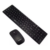 Kit Teclado E Mouse Sem Fio Combo Bk s1000 Branco Exbom