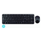 Kit Teclado E Mouse Sem Fio Multimidia Compacto Silencioso