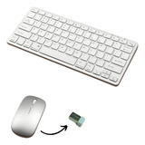 Kit Teclado E Mouse Sem Fio Slim Compacto Outlet 740 Impor