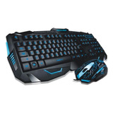 Kit Teclado E Mouse Usb Gamer Multilaser Super Iluminado