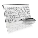 Kit Teclado E Mouse Usb Sem Fio Para Pc Notebook Cor Pratead