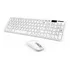 Kit Teclado E Mouse Wireless Sem Fio Ultra Slim 2.4g Gold K-06 Cor Branco