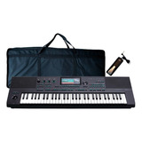 Kit Teclado Medeli Akx10 61 Teclas Bluetooth Capa Pedal