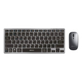 Kit Teclado Mouse Bluetooth Notebook Tablet