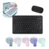 Kit Teclado Mouse Bluetooth Portátil Recarregável Tablet Not