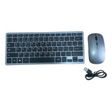 Kit Teclado Mouse Bluetooth Wireless Android macbook windows