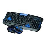 Kit Teclado Mouse Gamer Sem Fio Wireless 1600 Dpi Jogos Bmax
