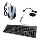 Kit Teclado Mouse Microfone