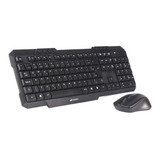 Kit Teclado + Mouse S/fio K-w10bk C3 Tech Pronta Entrega 